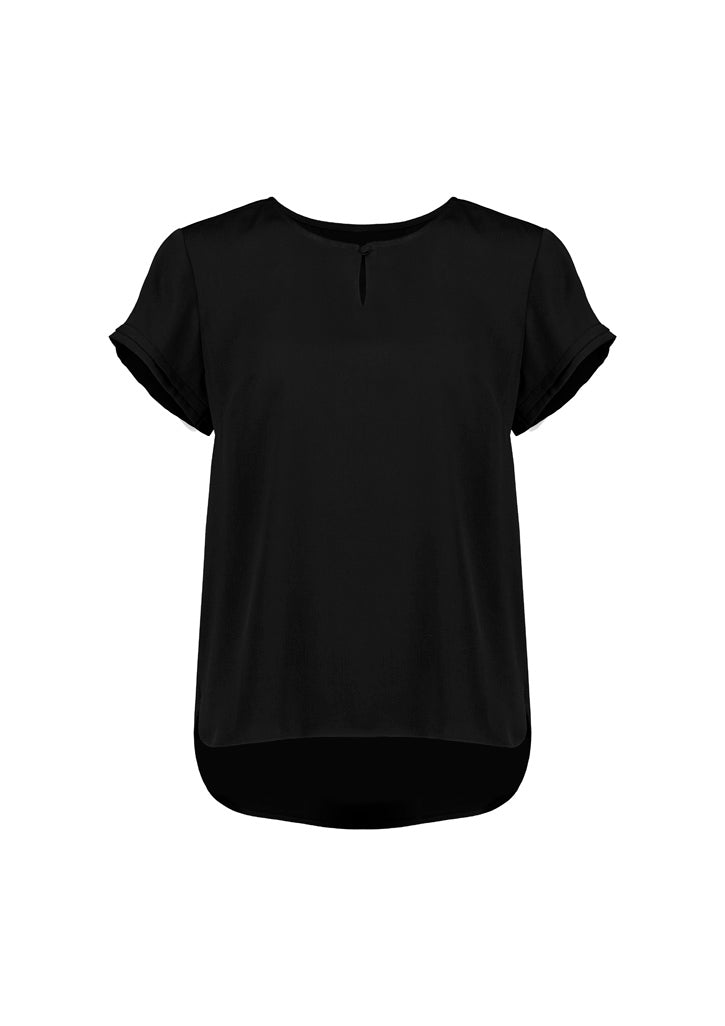 Evelyn Womens Short Sleeve Blouse - RU569LS - biz-corporates-4