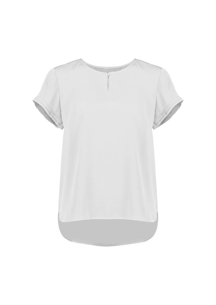 Evelyn Womens Short Sleeve Blouse - RU569LS - biz-corporates-2