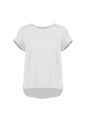 Evelyn Womens Short Sleeve Blouse - RU569LS - biz-corporates-2