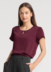 Evelyn Womens Short Sleeve Blouse - RU569LS - biz-corporates-3