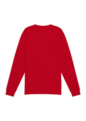 Basis Mens Long Sleeve Tee - X1002M in Red