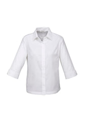 Womens Luxe 3/4 Sleeve Shirt - S10221 - biz-collection-1