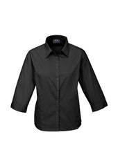 Womens Base 3/4 Sleeve Shirt - S10521 - biz-collection-0