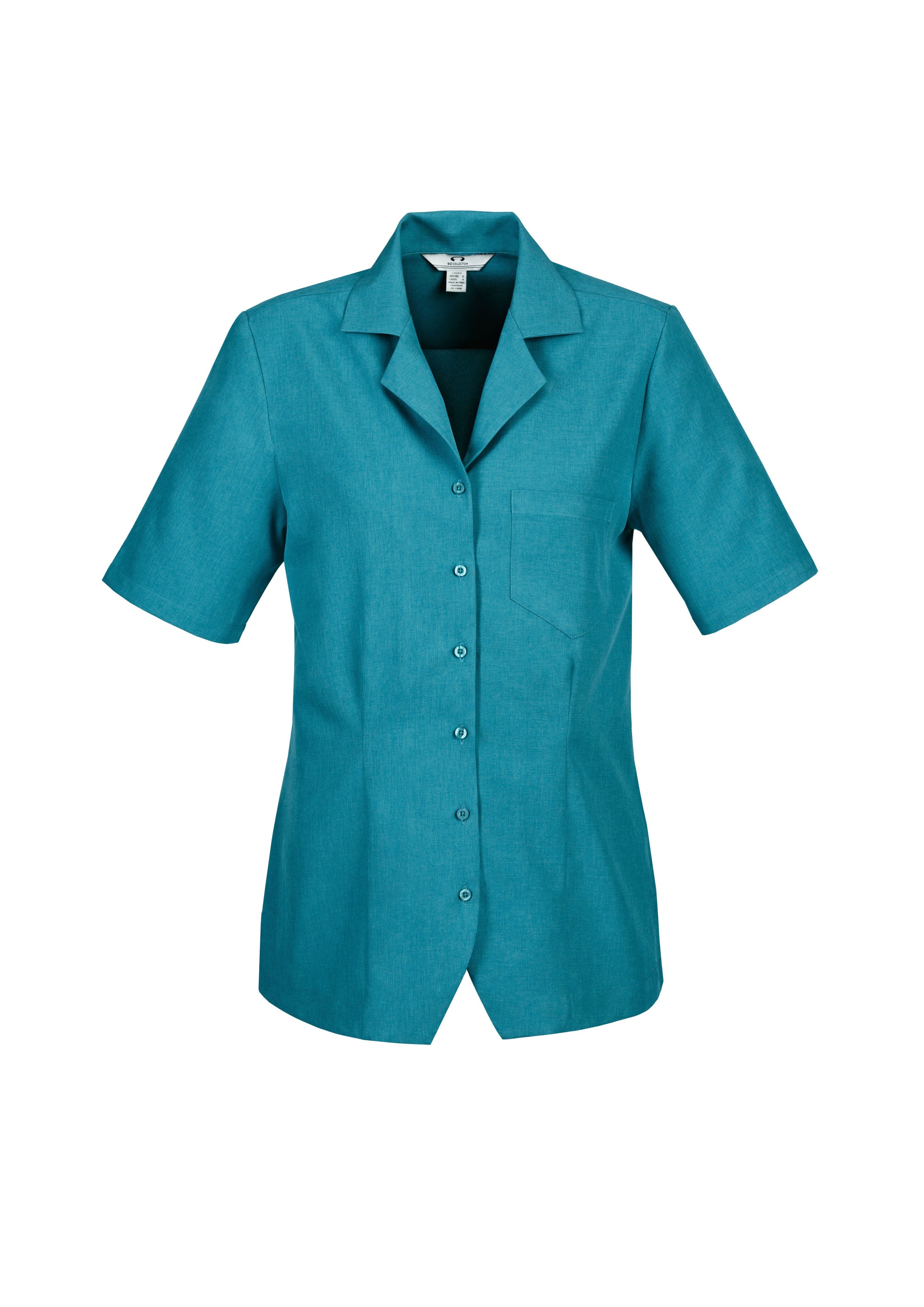 Biz Collection S265LS Oasis Womens Overblouse in Teal