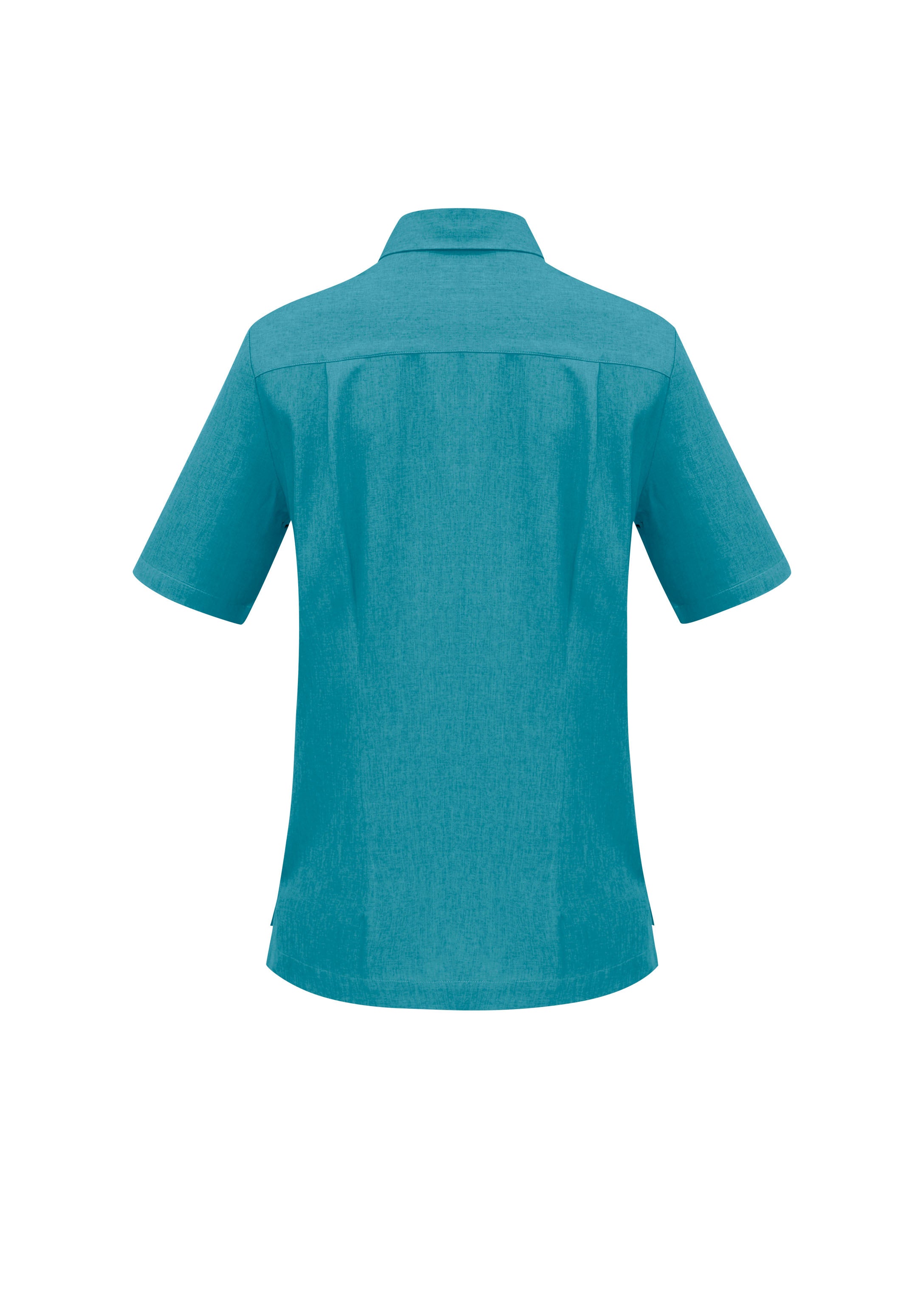 Biz Collection S265LS Oasis Womens Overblouse in Teal - back view