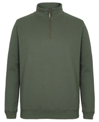 C of C  BRASS 1/2   ZIP SWEAT   - S3FSZ