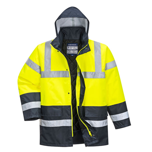 Hi-Vis Contrast Winter Traffic Jacket  - S466 - Portwest-0