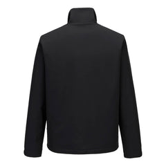 Portwest S647 Heated Softshell Jacket (3L) in Black - back view
