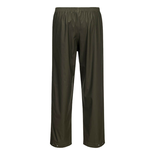 Portwest S650 Flexatex Chem Pants in Forest Nights - back view