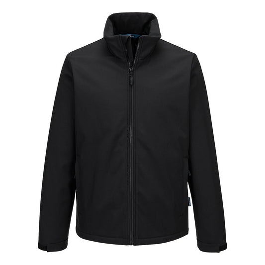 Heated S/Shell Jkt w/o Batt - S667 - Portwest - Black