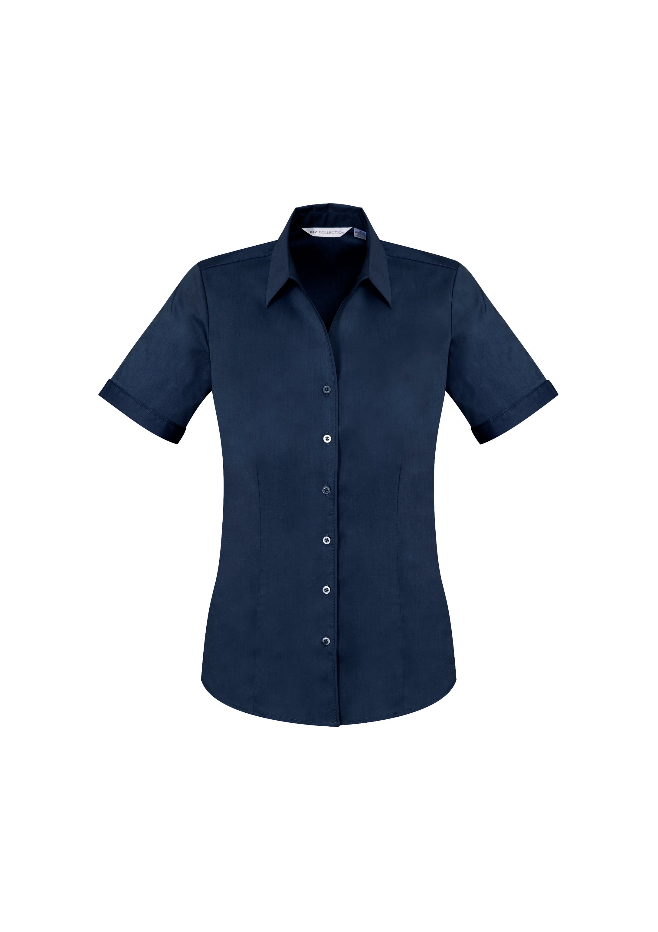 Biz Collection S770LS Monaco Womens Short Sleeve Shirt in Ink