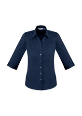 Biz Collection S770LT Monaco Womens 3/4 Sleeve Shirt in Ink