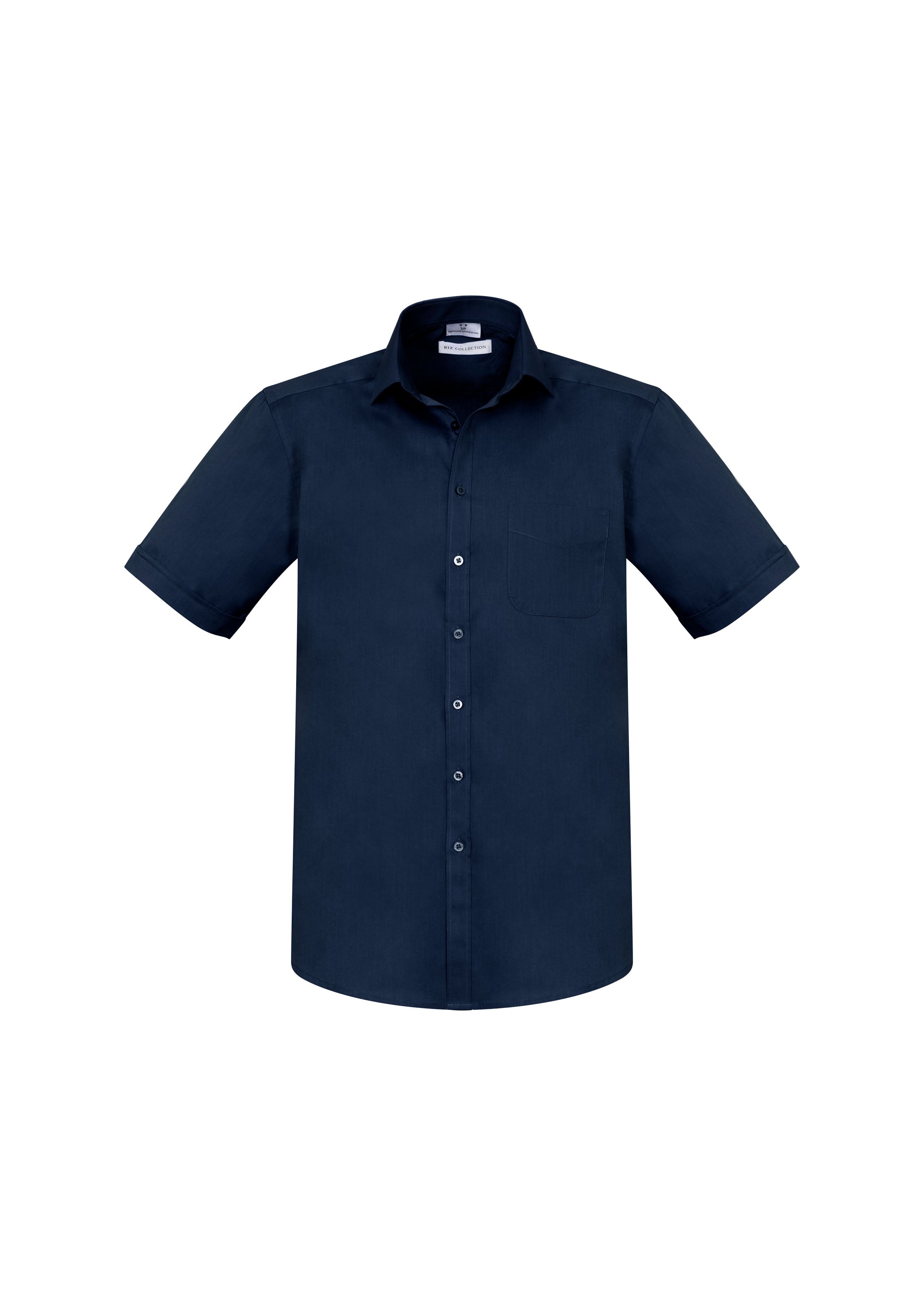 Biz Collection S770MS Monaco Mens Short Sleeve Shirt in Ink
