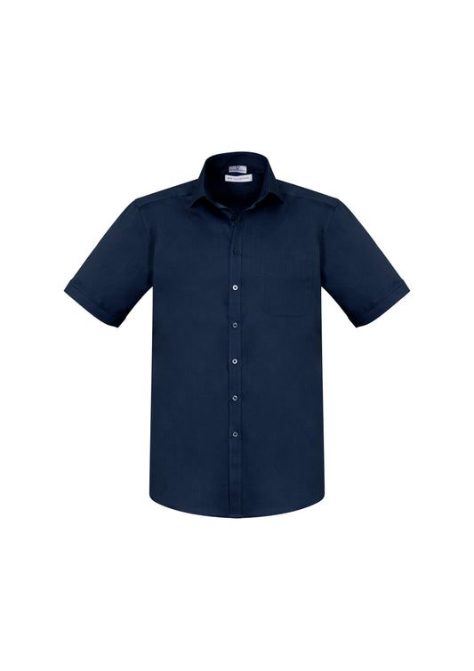 Biz Collection S770MS Monaco Mens Short Sleeve Shirt in Ink