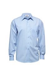 Mens Micro Check Long Sleeve Shirt - SH816 - biz-collection-2