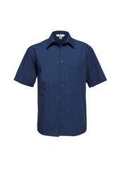 Mens Micro Check Short Sleeve Shirt - SH817 - biz-collection-2