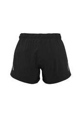 Biz Collection ST512L Tactic Womens Short in Black - back view