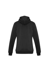 Biz Collection SW760L Crew Womens Hoodie in Black - back view