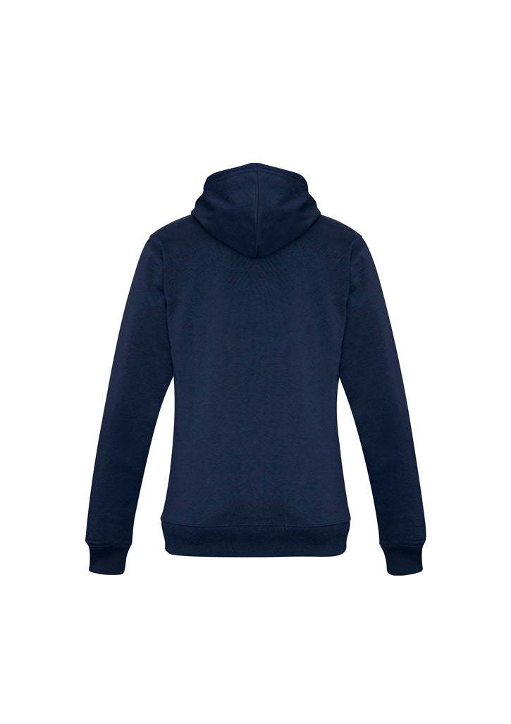 Biz Collection SW760L Crew Womens Hoodie in Navy - back view