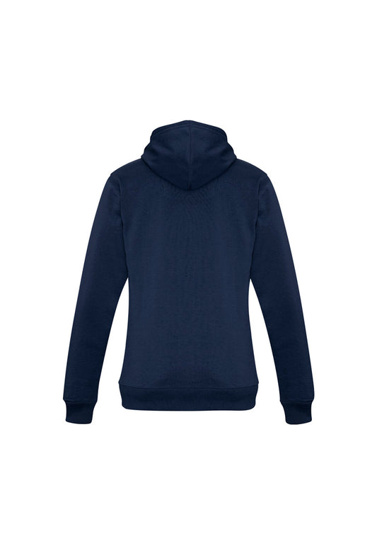 Biz Collection SW760L Crew Womens Hoodie in Navy - back view