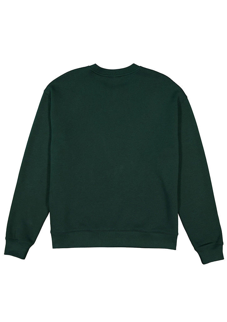 Everyday Mens Crew Sweatshirt - X2007M in Scarab Green