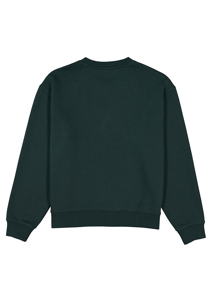 Everyday Womens Crew Sweatshirt - X2007W in Scarab Green