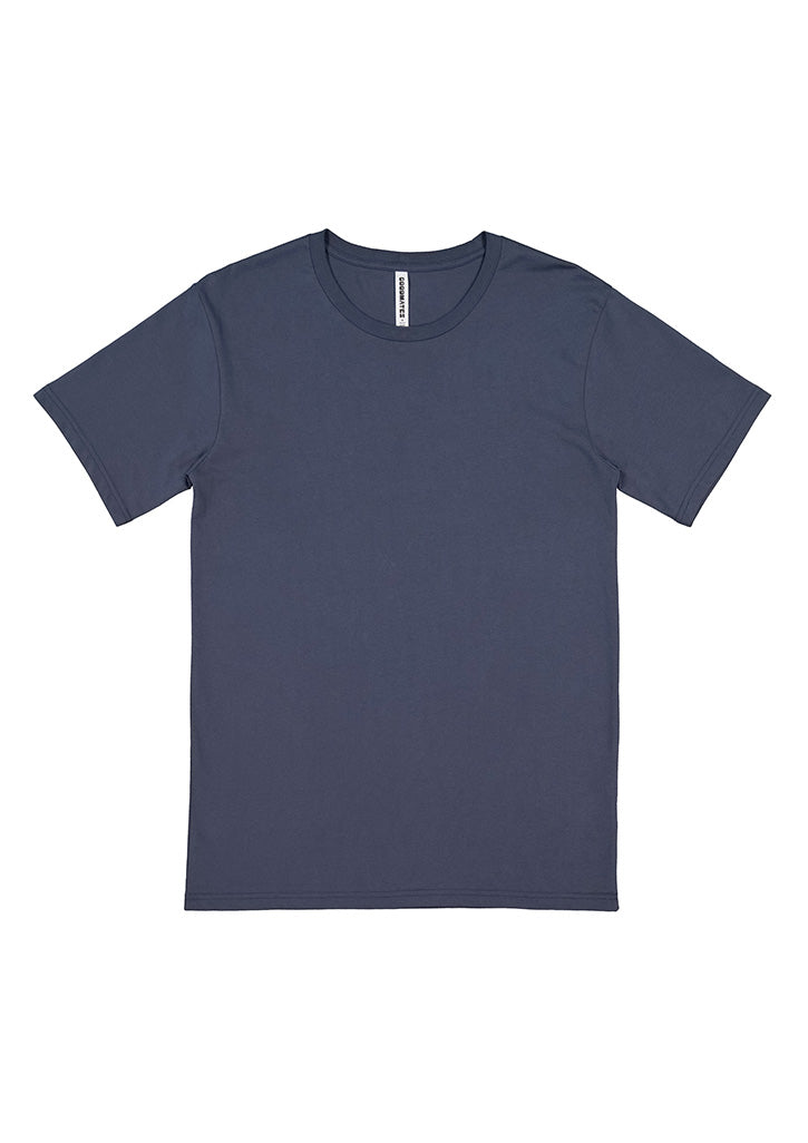 Basis Mens Short Sleeve Tee - X1001M in Steel Blue