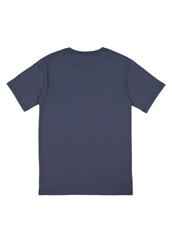 Basis Mens Short Sleeve Tee - X1001M in Steel Blue