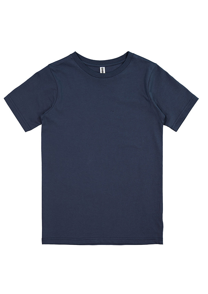 Basis Youth Short Sleeve Tee - X1001Y in Steel Blue