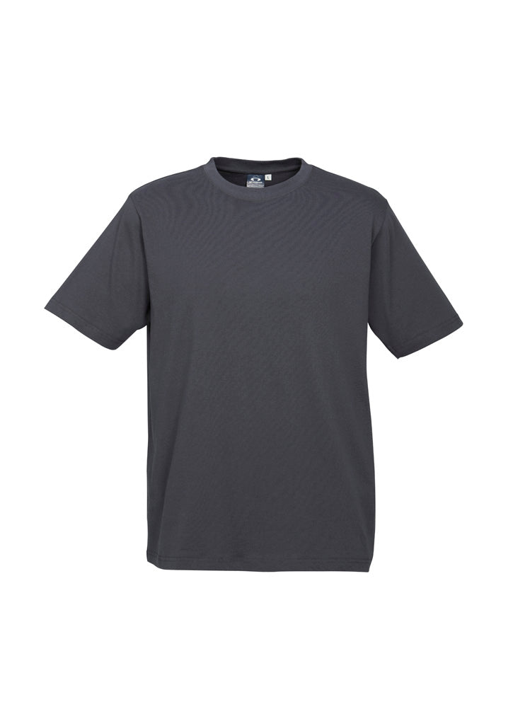 Biz Collection T10012 Ice Mens Short Sleeve Tee in Charcoal
