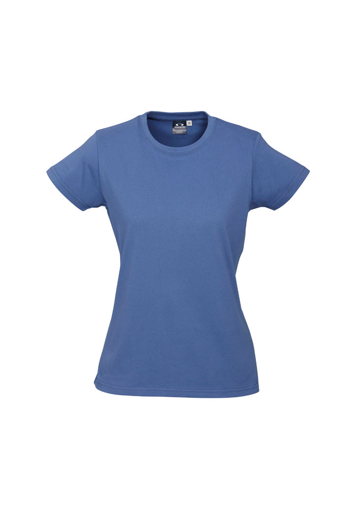 Biz Collection T10022 Ice Womens Short Sleeve Tee in Denim