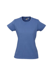 Biz Collection T10022 Ice Womens Short Sleeve Tee in Denim