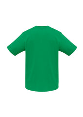 Biz Collection T10032 Ice Kids Short Sleeve Tee in Neon Green - back view