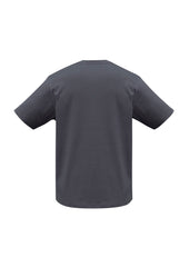 Biz Collection T10032 Ice Kids Short Sleeve Tee in Charcoal - back view