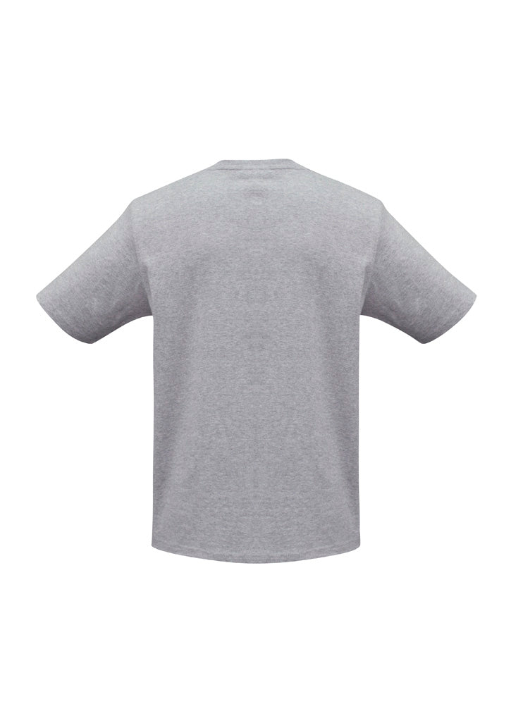 Biz Collection T10032 Ice Kids Short Sleeve Tee in Grey Marle - back view