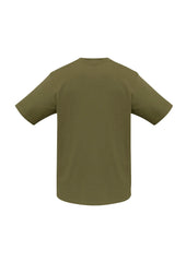 Biz Collection T10032 Ice Kids Short Sleeve Tee in Khaki - back view