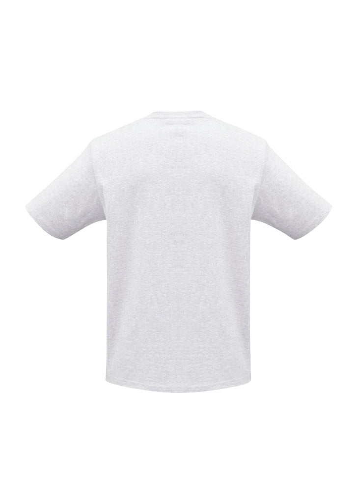 Biz Collection T10032 Ice Kids Short Sleeve Tee in Snow Marle - back view