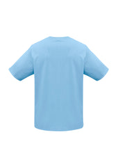 Biz Collection T10032 Ice Kids Short Sleeve Tee in Spring Blue - back view