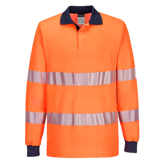PW3 Hi-Vis Polo Shirt L/S - T186 - Portwest-0