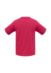 Biz Collection T301KS Sprint Kids Short Sleeve Tee in Red - back view