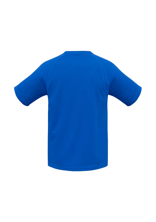 Biz Collection T301MS Sprint Mens Short Sleeve Tee in Royal - back view