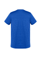 Biz Collection T800MS Aero Mens Short Sleeve Tee in Electric Blue - back view