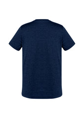 Biz Collection T800MS Aero Mens Short Sleeve Tee in Navy - back view