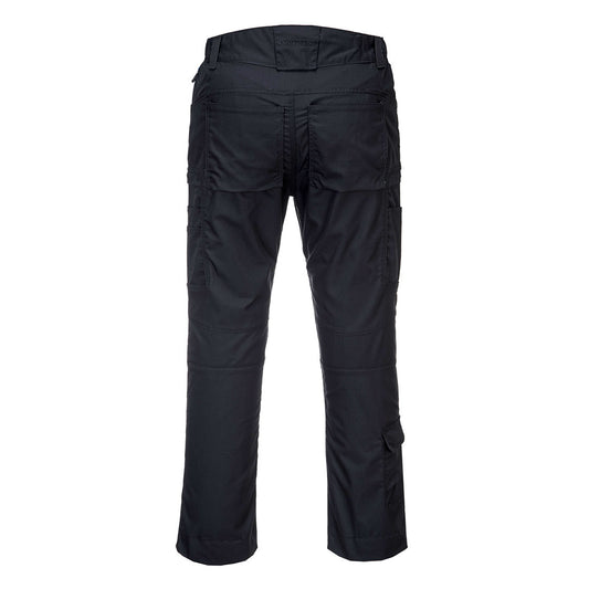 Portwest T802 KX3 Ripstop Pants in Black - back view