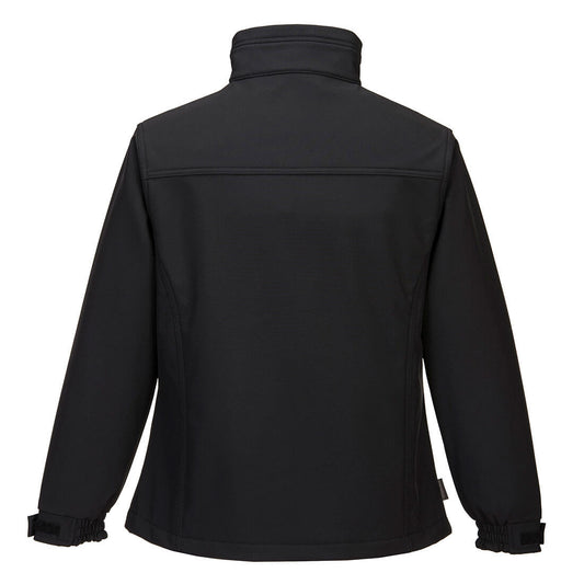 Portwest TK41 Women's Softshell (3L) in Black - back view
