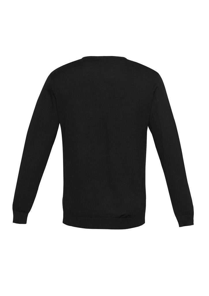 Biz Collection WP417M Milano Mens Pullover in Black - back view