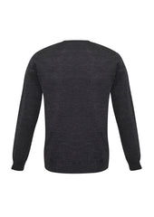 Biz Collection WP417M Milano Mens Pullover in Charcoal - back view