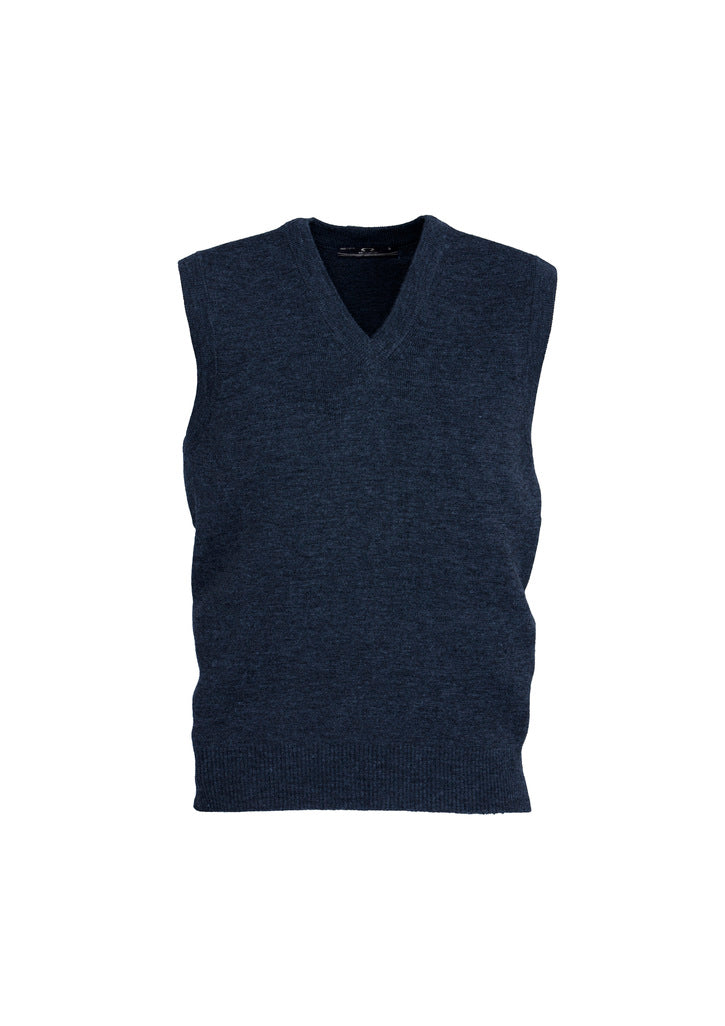 Mens Woolmix Knit Vest - WV6007 - biz-collection-1