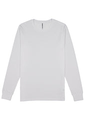 Basis Mens Long Sleeve Tee - X1002M in White