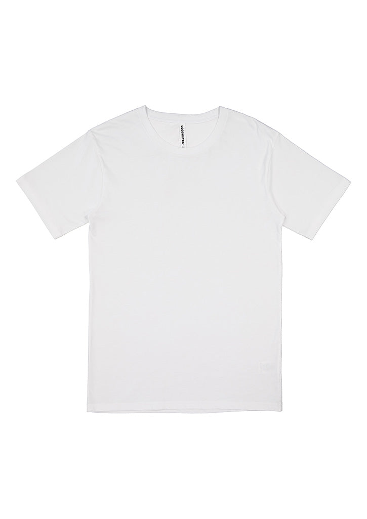 Basis Mens Short Sleeve Tee - X1001M in White